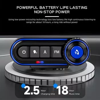 V5.3 Мотоциклетный шлем Bluetooth гарнитура FM радио стерео наушники водонепроницаемые наушники Handsfree голосовое управление шумоподавление