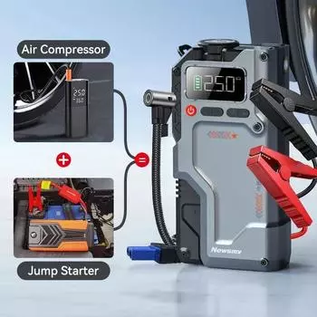 V5/V3 12000mAh/600A пусковое устройство с воздушным компрессором портативное усилительное устройство быстрой зарядки аккумулятора внешний аккумулятор пусковое устройство для автомобиля