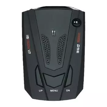 V7 Отличная скорость, практический полный радар-детектор, частота обнаружения, компактный радар-детектор скорости голосового оповещения чёрный