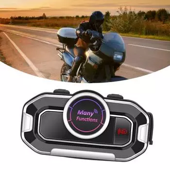 V9 Гарнитура для шлема Hands-free 5 Домофон ABS Bluetooth-совместимый домофон для мотоцикла