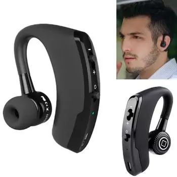 V9 Handsfree Bluetooth наушники голосовое управление шумоподавление стерео беспроводные наушники чёрный