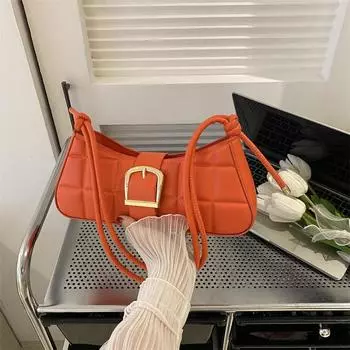 В этом году популярная мода и простой темперамент женская сумка через плечо 2024 летняя женская сумка для поездок на работу в иностранном стиле прилив хаки