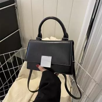 В этом году популярная осенне-зимняя ретро-сумка для женщин 2024 года, новая модная универсальная фактурная сумка-мессенджер через плечо хаки