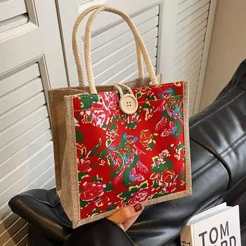 В этом году популярная сумка для ланча Bento Bag, женская модная сумка для выхода на улицу, маленькая сумка через плечо