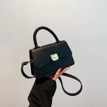 В этом году популярная женская сумка подмышкой 2024 года, новая высококачественная текстура, нишевый дизайн, универсальная сумка на одно плечо с косым креплением оранжевый