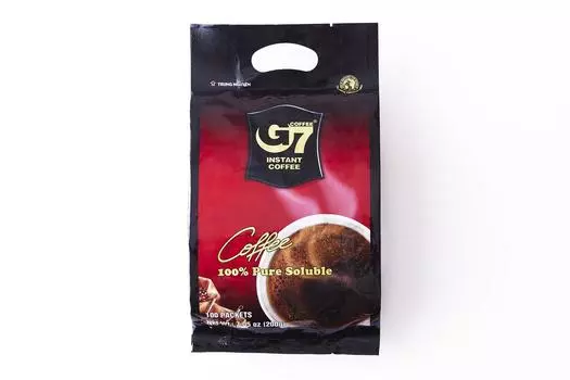 Вьетнам G7 Кофе Черный Мешок Подлинный Продукт x 100 Мешков [Официальный]