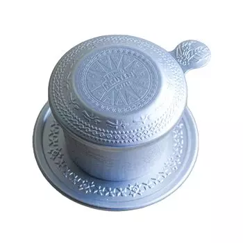 Вьетнамская кофеварка-дриппер Cafe Fin Trung Nguyen из алюминия