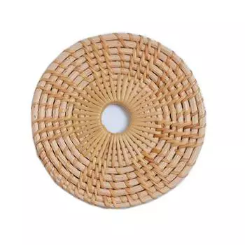 Вьетнамская осень Ротанговая плетеная подставка под стакан, изоляционный столик, подставка для стрельбы, японская мебель для дома, подставка под стакан из ротанга, коврик, защищающий от ожогов