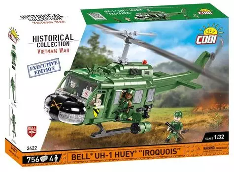 Вьетнамская война, масштаб вертолета Huey #2422 UH-1 (Исполнительное издание) (Армия США) 1/32
