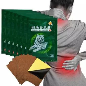 Вьетнамский тигровый обезболивающий пластырь для плеч, шеи, спины, коленного сустава, облегчение боли в мышцах, здравоохранение 1Bag - 8Pcs