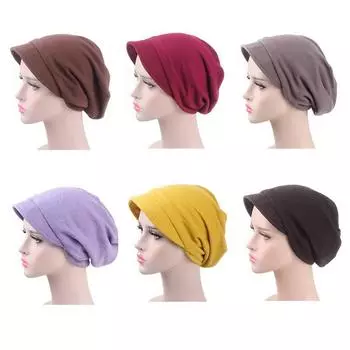 В Европе и США популярная однотонная кашемировая парная шапка-пуловер, женская повседневная модная берет-шляпа Tm-103 One size серый