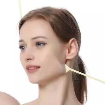 V Face Instrument Lift Patch V Face Mask Tool Firming Face Patch V Face Bandage Makeup V Face Patch 4Strip+20Patch чёрный