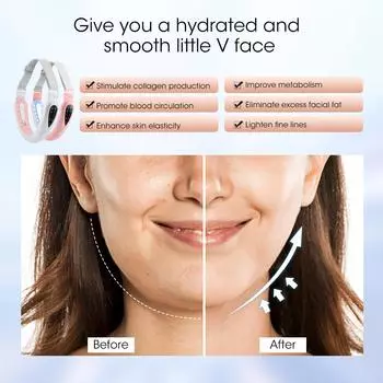 V Face-lifting Instrument Массажер для похудения Фотонное омоложение TENS Микротоковая многофункциональная косметологическая техника