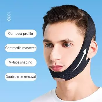 V Face Shaper Lift Massager Anti Wrinkle Red Soins De Double Chin Band Thin Face Care Beauty Health Slimming For Man