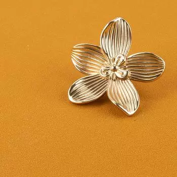 В форме лепестка, Ручка с одним отверстием, Антикварная, В стиле нового Китая, Цинковый сплав, Маленькая ручка, Легкая роскошь, Дверца шкафа, Ящик, Фигурная ручка Pack of 1