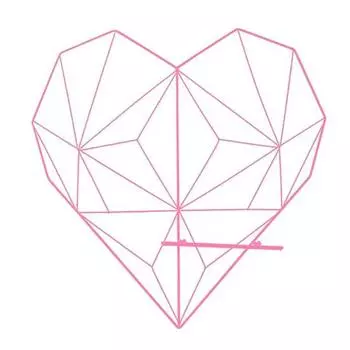 В форме сердца сетчатый держатель полка рамка фото стойка фотографии настенный DIY декор белый