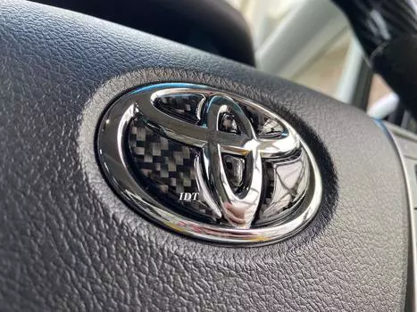 В комплект IDT Mini Waist входит 30-я серия Alphard Vellfire 3D Real Carbon рулевая эмблема сиденье 3D декоративная ручка чехол Toyota раннего позднего периода лист (Эмблема