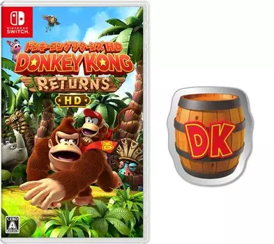 В комплект поставки Donkey Kong Returns HD Switch входит значок оригинального дизайна - [Бонус]