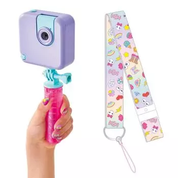 [В комплект поставки входит бонусный ремешок для первого раза] #Buzz Cam Muteki Purple