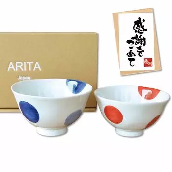 В комплект входит благодарственная открытка. Парная миска, парная миска для риса, подарочная коробка с гербом Nisai maru. Благодарственный товар, подарок, подарок, выход на пенсию, продвижение по службе, красный