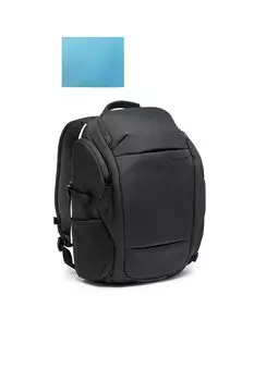 В комплект входит чистящая салфетка для рюкзака Manfrotto Advanced Travel Backpack M III черного цвета JP A00031BMB 19,2 л чёрный