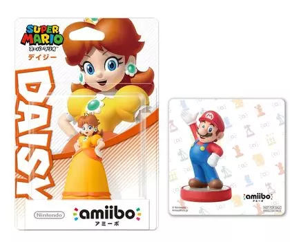 В комплект входит наклейка amiibo Daisy Mario Original (Супер Серия) [Бонус]