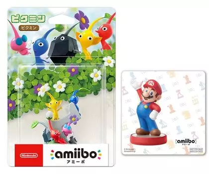 В комплект входит наклейка amiibo Pikmin Original (Серия Пикмин) [Бонус]