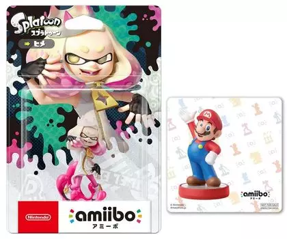 В комплект входит оригинальная наклейка amiibo Hime (Взвод серии)