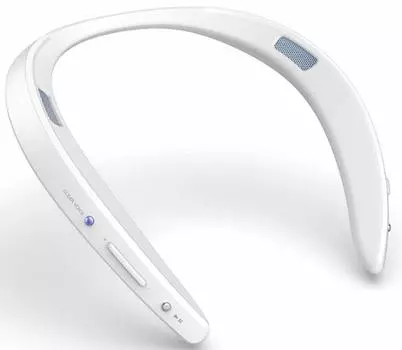 В комплект входит передатчик Sharp Bluetooth Беспроводная колонка для телевизора Совместимость с повседневной водонепроницаемостью AQUOS Sound Partner (белый) (Эквивалент IPX4)