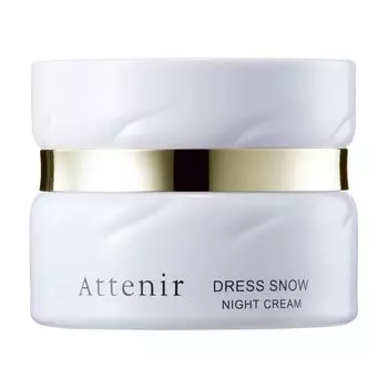 В комплект входит специальный футляр для ночного крема Attenir Dress Snow Night Cream, 35 г месячного ночного отбеливающего крема [Запасной блок + / / Прибл.. 2-3 поставки] Квази-наркотик