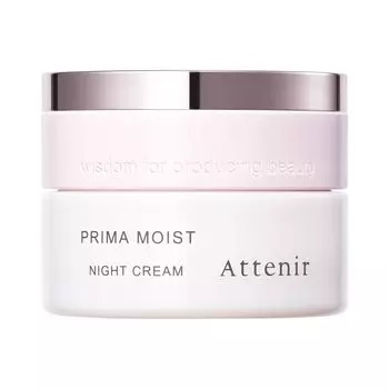 В комплект входит специальный футляр для ночного крема Attenir Prima Moist Night Cream объемом 35 г. Ночной крем для ухода за кожей с лопаточкой [Запасной блок + / / Прибл.. 2-3 поставки]