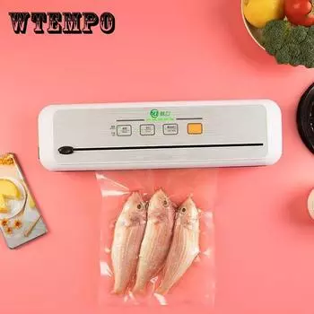 В комплект входят 10 шт. вакуумные пакеты бесплатно лучший вакуумный упаковщик пищевых продуктов 220 В/110 В автоматический коммерческий бытовой вакуумный упаковщик пищевых продуктов упаковочная машина белый