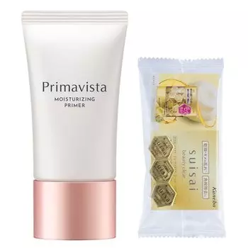 В комплект входят основа Primavista Skin Protect и хлопья Bonus Dry prevention