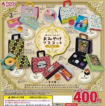 В комплекте идет бумажный сувенирный талисман 5 видов Gacha Gacha Capsule Toy! Том 2 [Набор (полный полный)]