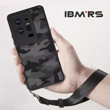 (В комплекте ремешок на запястье)BMRS совместим с чехлом vivo iQOO 11/11S, прозрачный жесткий противоударный улучшенный защитный чехол - черный камуфляж Art Camo