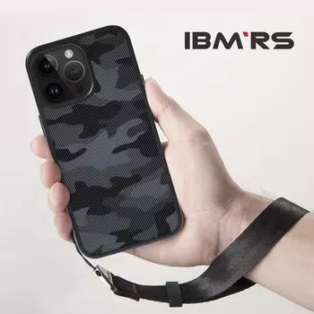 (В комплекте ремешок на запястье)Чехол IBMRS для iPhone 15 Pro Max, прозрачный чехол для телефона, противоударные защитные чехлы с подушкой безопасности art camo