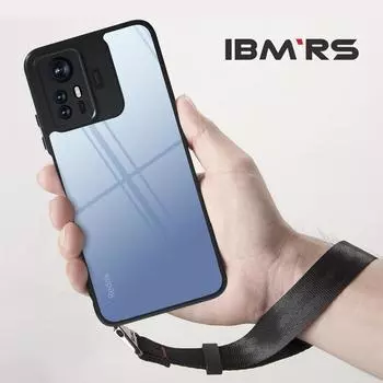 (В комплекте ремешок на запястье)Чехол ibmrs для Xiaomi Redmi Note 12S, камуфляжный матовый прозрачный защитный чехол для телефона for phone series(6.4 ) прозрачный