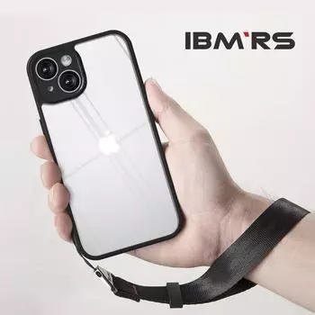 (В комплекте ремешок на запястье)Чехол IBMRS для Apple iPhone 14 Plus 6,7 дюйма, двухслойный камуфляжный ПК, прозрачная задняя панель и мягкая рамка из ТПУ, защита от падений for iphone14Plus(6.7 )