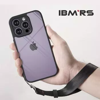 (В комплекте ремешок на запястье)Чехол IBMRS для Apple iPhone 14 pro 6,1 дюйма с камуфляжным принтом, прозрачный, с жесткой задней частью, противоударный, с рамкой из ТПУ for iphone14pro(6.1 )
