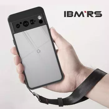 (В комплекте ремешок на запястье)Чехол IBMRS для Google Pixel 8 Pro, камуфляжный жесткий противоударный чехол из поликарбоната и термополиуретана с улучшенной защитой - черный камуфляж for phone series(6.1 )