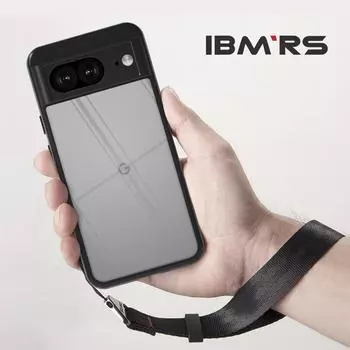 (В комплекте ремешок на запястье)Чехол IBMRS[Military Design] для Google Pixel 8, камуфляжный жесткий противоударный улучшенный защитный чехол - черный камуфляж for phone series(6.1 )
