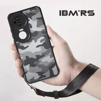 (В комплекте ремешок на запястье)Чехол IBMRS для vivo S20 5G, аксессуары с полной защитой объектива камеры, прочный ударопрочный практичный чехол для мобильного телефона, черный камуфляж Art Camo