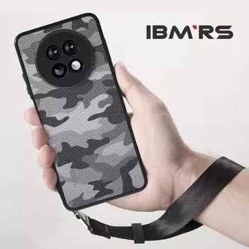 (В комплекте ремешок на запястье)Чехол IBMRS для Realme 12 и Realme 12x (Защита военного уровня) Совместим с чехлом Shockproof Slim Thin Cover Clear Camo