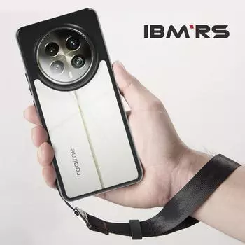 (В комплекте ремешок на запястье)Чехол IBMRS для Realme 12 Pro+, предотвращает случайные падения, нескользящий, антижелтый, прозрачный чехол для телефона с камуфляжным принтом Art Camo