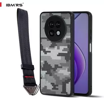 (В комплекте ремешок на запястье)Чехол IBMRS для realme Narzo N65, совместимый с ударопрочным тонким чехлом Clear Camo