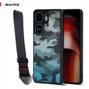 (В комплекте ремешок на запястье)Чехол IBMRS для vivo iQOO Neo9 Pro, прозрачный камуфляжный матовый противоударный защитный чехол Art Camo