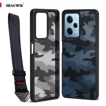 (В комплекте ремешок на запястье)ibmrs для Xiaomi Note12 Pro/POCO X5 PRO 5G, простой камуфляжный противоударный защитный чехол для телефона for phone series(6.6 )