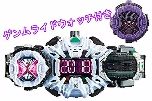 В комплекте с поясом-трансформером Genm Ride Kamen Rider DX Ziku Driver [Бонус]: Смотреть] Зи-О