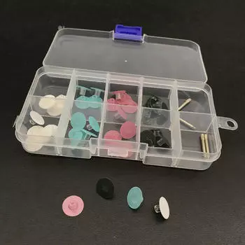 В коробке 40 шт. Диски для чистовой полировки вала в ассортименте и диаметром 2,35 мм.