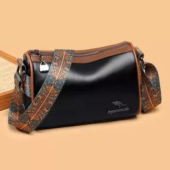 В моде новая сумка через плечо для женщин с текстурой подушки в стиле ретро Бостонская сумка